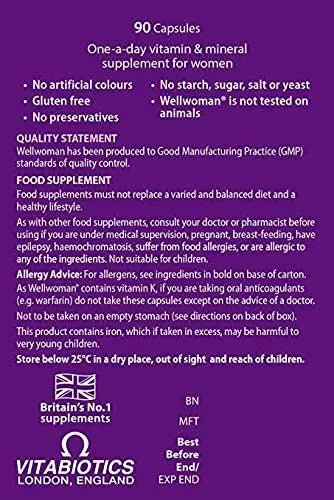 Vitabiotics Wellwoman Wellwoman 90 Tablets - PrimeBioHealth - canada supplements