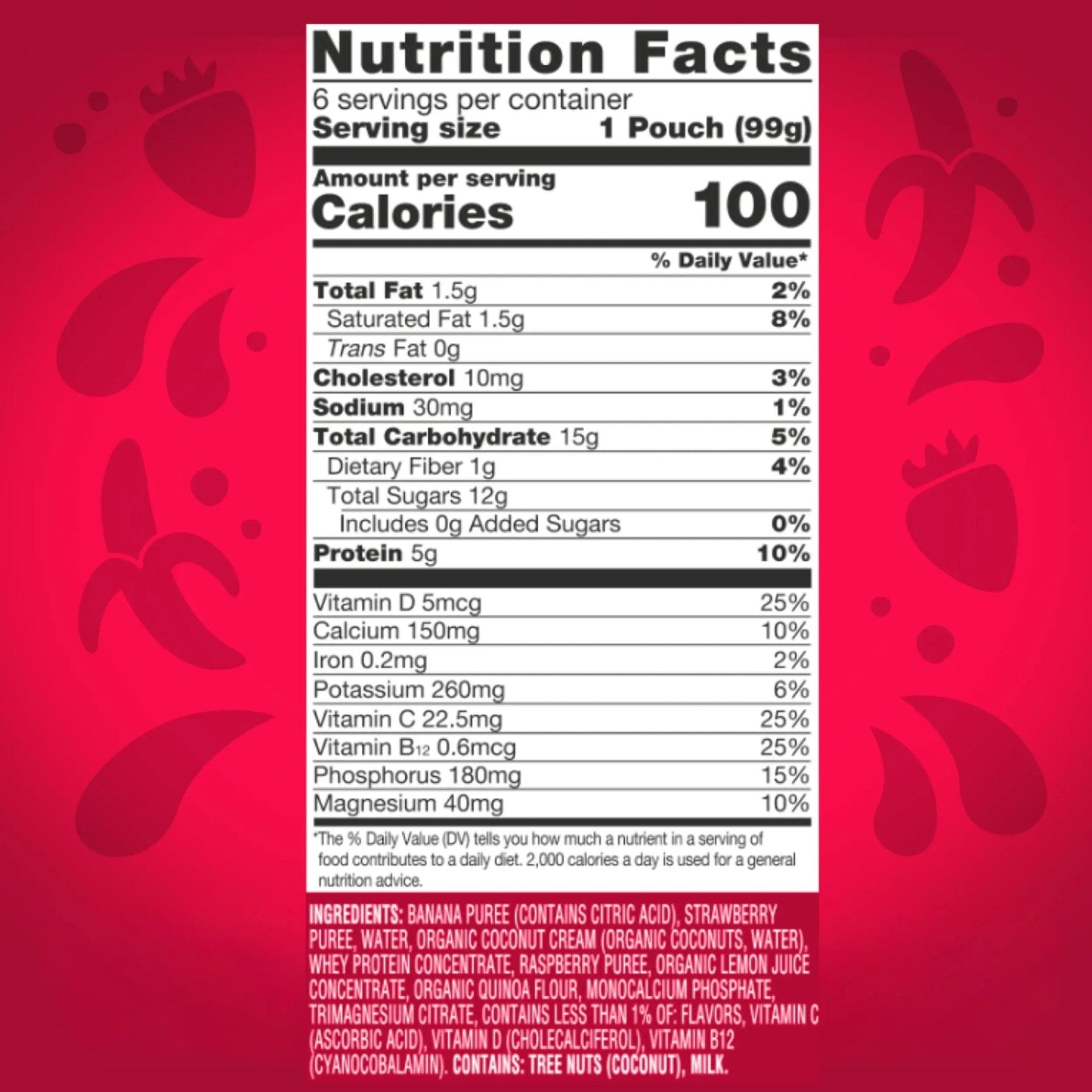 vitafusion Vitamin-Boosted Smoothie +Protein for Energy Metabolism and Immune Support, Strawberry Banana Flavor Excellent Source - PrimeBioHealth - canada supplements