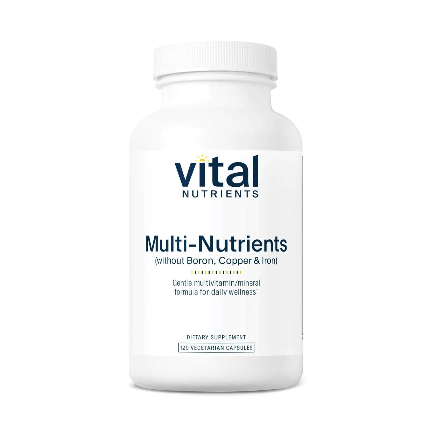 Vital Nutrients Multi-Nutrients 5 Ultra Antioxidant Formula | Boron, Copper, and Iron Free | Vegetarian Daily Multivitamin and Mineral - PrimeBioHealth - canada supplements