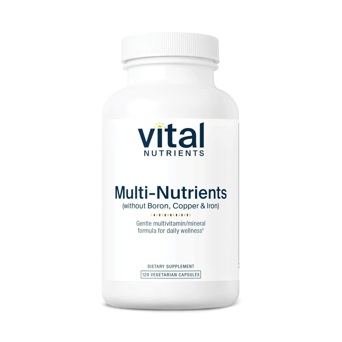Vital Nutrients Multi-Nutrients 5 Ultra Antioxidant Formula | Boron, Copper, and Iron Free | Vegetarian Daily Multivitamin and Mineral - PrimeBioHealth - canada supplements