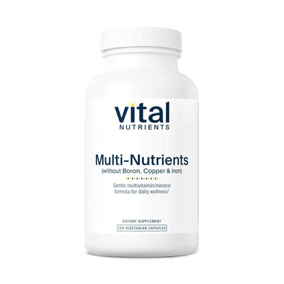 Vital Nutrients Multi-Nutrients 5 Ultra Antioxidant Formula | Boron, Copper, and Iron Free | Vegetarian Daily Multivitamin and Mineral - PrimeBioHealth - canada supplements