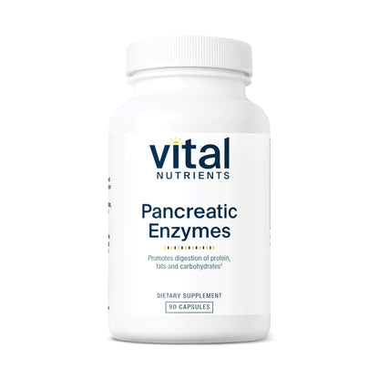 Vital Nutrients Pancreatic Enzymes 1000mg (Full Strength) - Pancreatin Digestion Supplement with Protease, Amylase & Lipase - Digestive Enzymes - PrimeBioHealth - canada supplements
