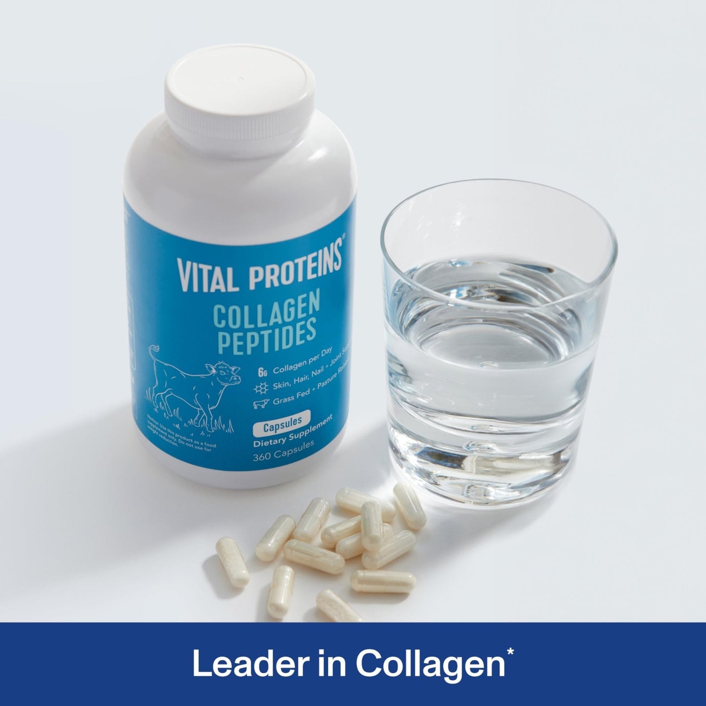 Vital Proteins Collagen Peptides Capsules for Women, Collagen Supplement 360 Capsules - PrimeBioHealth - canada supplements