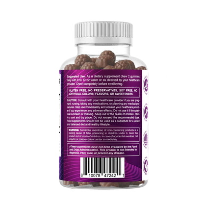 Vitamatic Iron 65 mg Gummies Supplement for Women & Men - 60 Vegan Gummies - Great Tasting Iron Gummy Vitamins with Vitamin C (1) - PrimeBioHealth - canada supplements