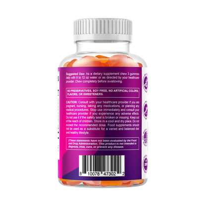 Vitamatic Prebiotic Fiber Gummies for Adults – 2 Pack (Total 120 Gummies) 7g Fiber per Serving | Extra Strength | Zero Sugar Added | Pectin-Based - PrimeBioHealth - canada supplements