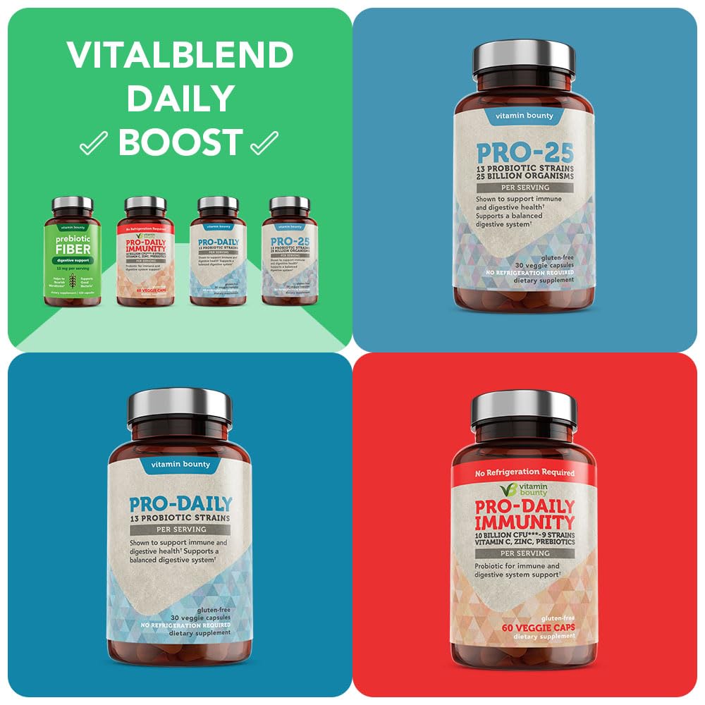Vitamin Bounty Prebiotic Capsules - PreforPro® Prebiotics Supplement for Women & Men Digestive Health & Advanced Gut Health – No Fiber, No Bloating - PrimeBioHealth - canada supplements