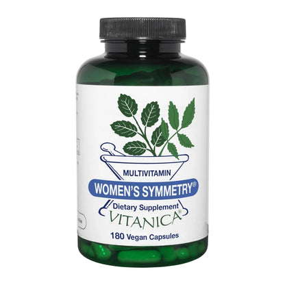 Vitanica Women's Symmetry, High Potency Daily Multivitamin, Vegan/Vegetarian, 180 Capsules - PrimeBioHealth - canada supplements