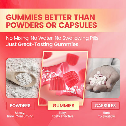 VivoNu Viginal Probiotics for Women, Women Probiotic Gummies, Feminine Balance Gummies, Prebiotic Gummy, Cranberry Probiotics for Woman Vaginigal Health, Yeast Ph Balance| 60 Gummies - PrimeBioHealth - canada supplements