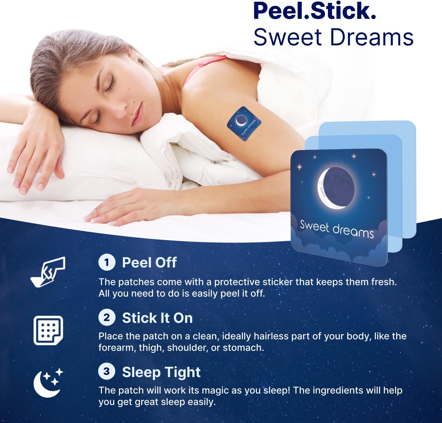 Wellamoon Sleep & Nasal Strip Bundle — Night-time Patch + Nasal Breathing Strips for Better Rest & Comfort - PrimeBioHealth - canada supplements