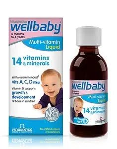 Wellbaby Multi-Vitamin Liquid 14 Vitamins and Minerals 150ml - PrimeBioHealth - canada supplements