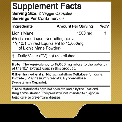 WELLNESS LABSRX Lions Mane Supplement Capsules with Nattokinase Capsules | Bundle - PrimeBioHealth - canada supplements