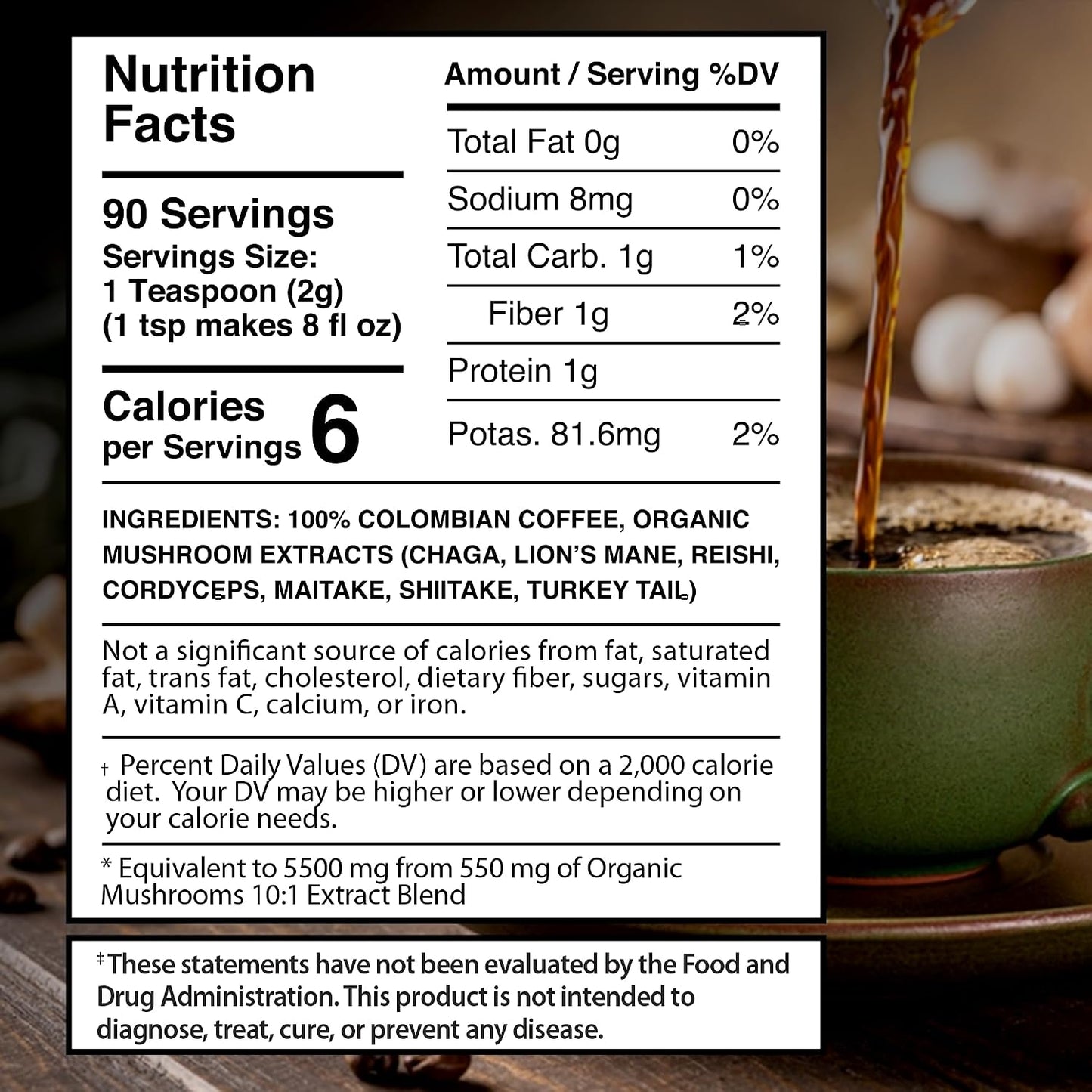 WELLNESS LABSRX Mushroom Coffee 25-in-1 with Instant Mushroom Coffee Blend 5500mg | Bundle - PrimeBioHealth - canada supplements