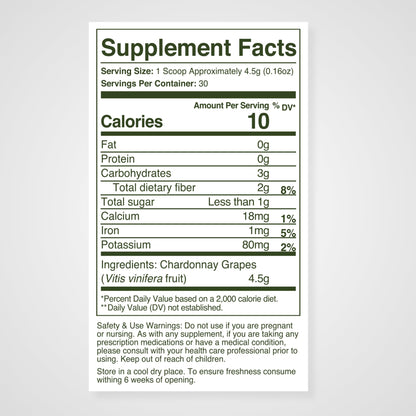 WellVine Premium Smart Prebiotic Gut Health Supplement Powder for Men & Women | Digestive Support & Gut Health With 100% Upcycled Chardonnay Grapes | Plant-Based - PrimeBioHealth - canada supplements