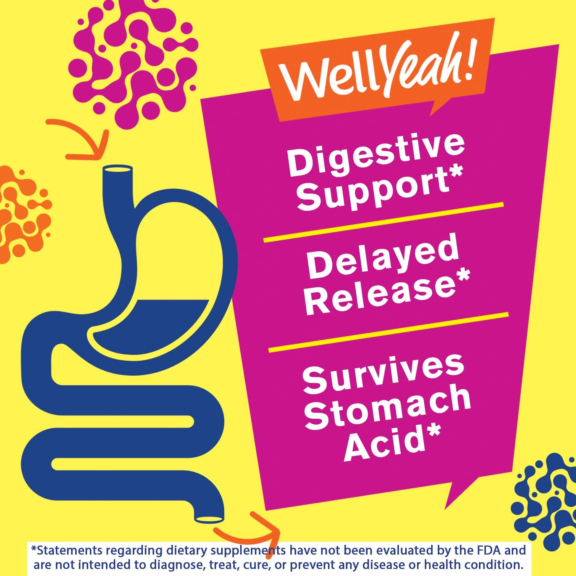 WellYeah Probiotics for Women Gummies - 10 Billion CFU - for Digestive Support, Gut Health, and Feminine Health Support - Natural Sourced Flavors - Vegan - PrimeBioHealth - canada supplements