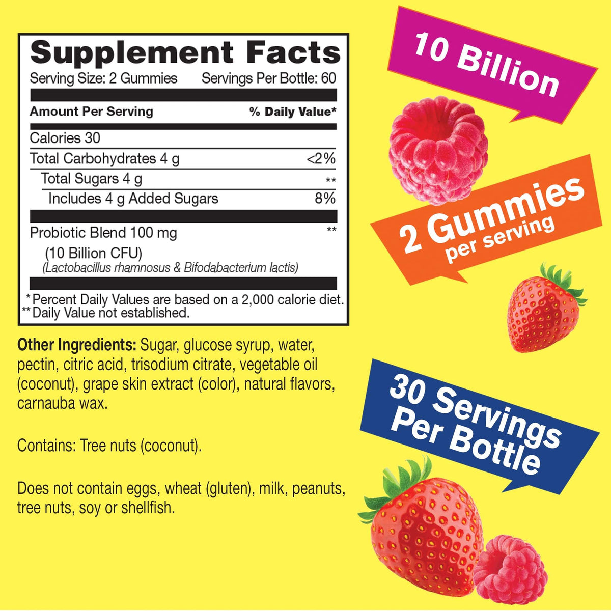 WellYeah Probiotics for Women Gummies - 10 Billion CFU - for Digestive Support, Gut Health, and Feminine Health Support - Natural Sourced Flavors - Vegan - PrimeBioHealth - canada supplements