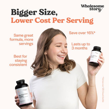 Wholesome Story Myo-Inositol & D-Chiro Inositol Supplement for Women | Fertility Supplements for Hormonal Balance & Ovarian Health Support - PrimeBioHealth - canada supplements