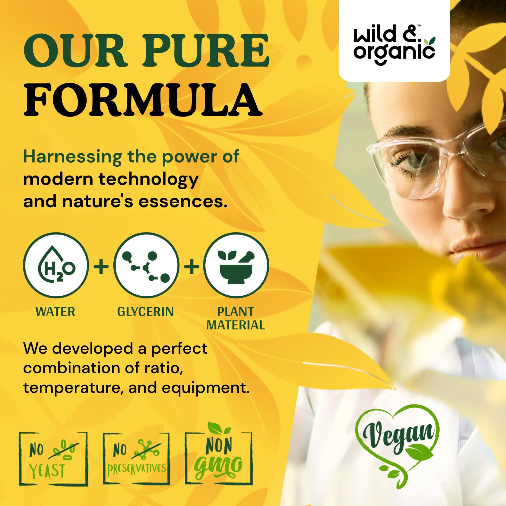 Wild & Organic Ashwagandha Drops - Mood Support & Positive Energy - 500 mg Ashwagandha for Women & Men - Add to Tea Liquid Extract for Relaxation - Non-GMO, Sugar & Alcohol-Free Tincture - 4 fl oz - PrimeBioHealth - canada supplements