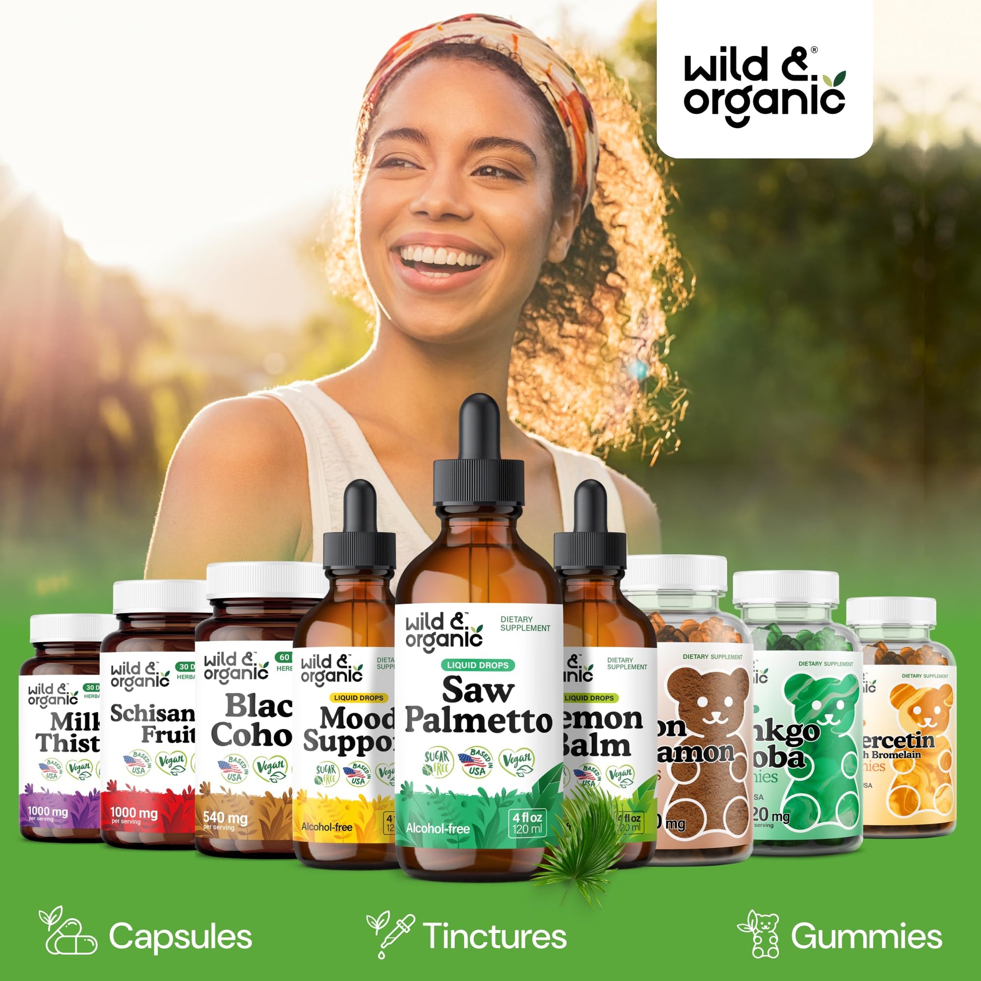 Wild & Organic Saw Palmetto for Men & Women - Urinary Tract & Hair Support - Saw Palmetto Extract Liquid Drops - Add to Tea - Serenoa Repens Berries Supplement - Vegan, Sugar & Alcohol-Free - 4 fl oz - PrimeBioHealth - canada supplements
