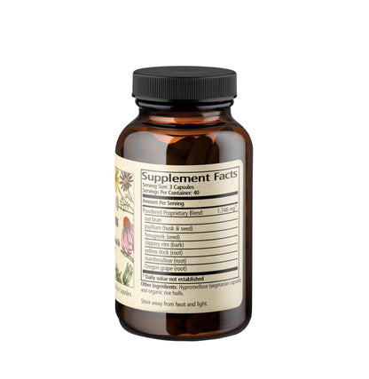 Wise Woman Herbals – Fiber Flow Capsules 120 Count – Supports Healthy Digestive Function, Gut Health, Bowel Health and Regularity - PrimeBioHealth - canada supplements