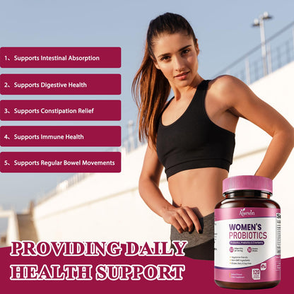 Women Probiotics 50 Billion CFU: Probiotics for Women with Prebiotics & Cranberry, 16 Strain Probiotic Supplement for Digestive Gut Health, Vaginal & Urinary Tract Support - PrimeBioHealth - canada supplements