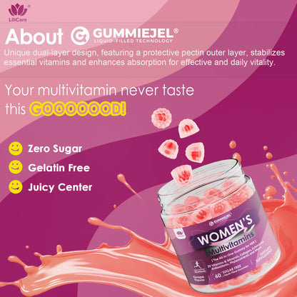 Womens Multivitamin Gummy, Methylated Multivitamin for Women, Biotin, Methylfolate, Iron, Collagen, Vitamins A C D, B Complex, Antioxidants for Women's Daily Support, - PrimeBioHealth - canada supplements