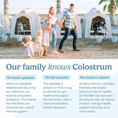 WONDERCOW Colostrum Supplement Powder for Gut Health, Immune Support & Wellness | Natural IgG Pure Whole Bovine Colostrum Superfood - PrimeBioHealth - canada supplements