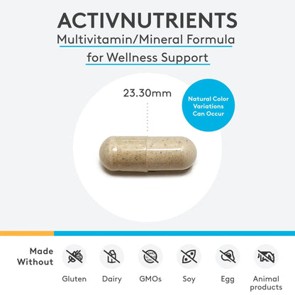 XYMOGEN ActivNutrients with Iron and Copper - Multivitamin Multimineral for Wellness, Immune, Energy and Mood Support - PrimeBioHealth - canada supplements