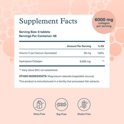 Youtheory Advanced Collagen - 6,000 mg Hydrolyzed Collagen Peptides - Includes Antioxidants & Contains Vitamin C - Hair Growth, Nails, Joint Health & Bone Support - PrimeBioHealth - canada supplements
