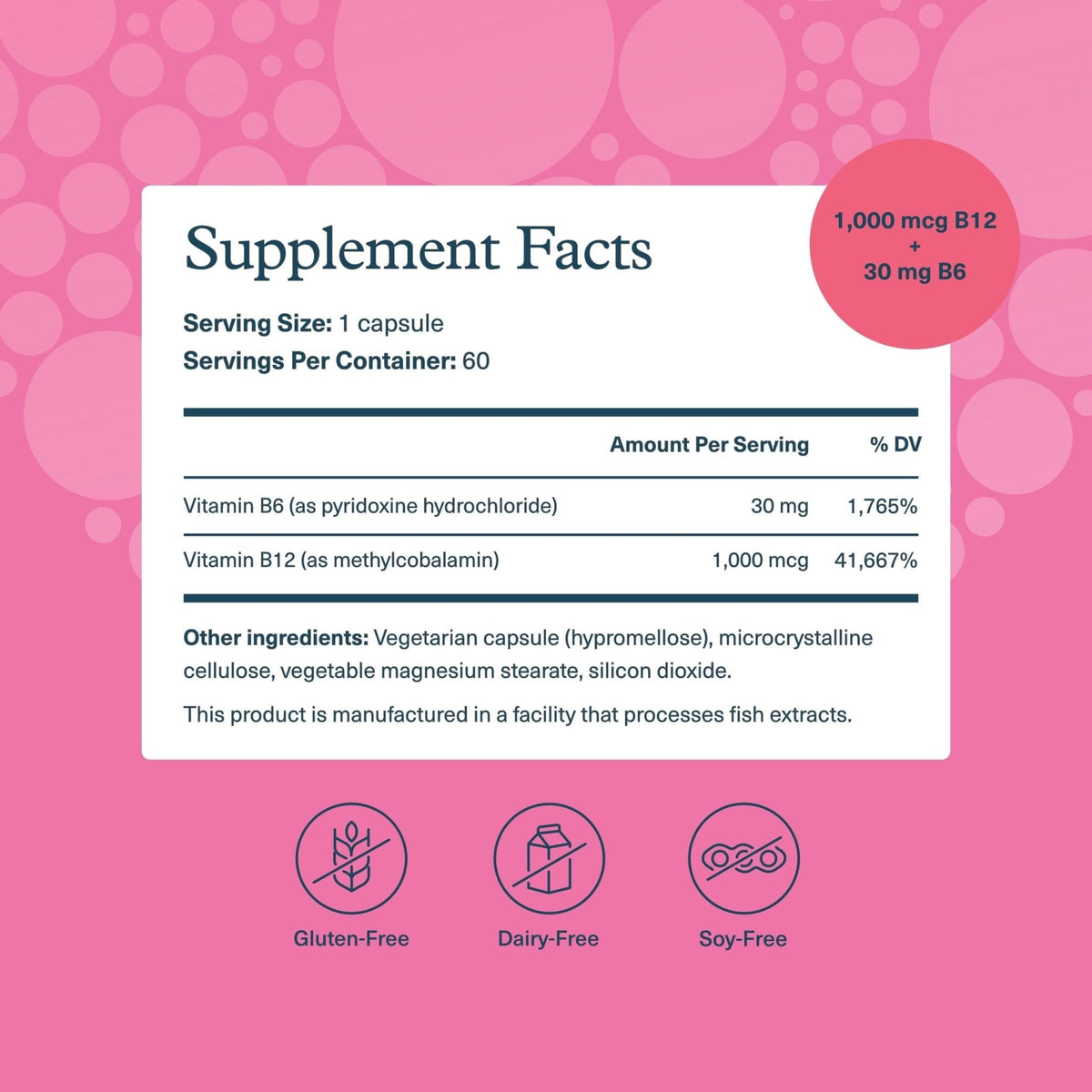 Youtheory B12B6 - Vitamin B12 & B6 - Supports Mood, Nervous System & Metabolism* - Aids Memory & Stress Management* - PrimeBioHealth - canada supplements