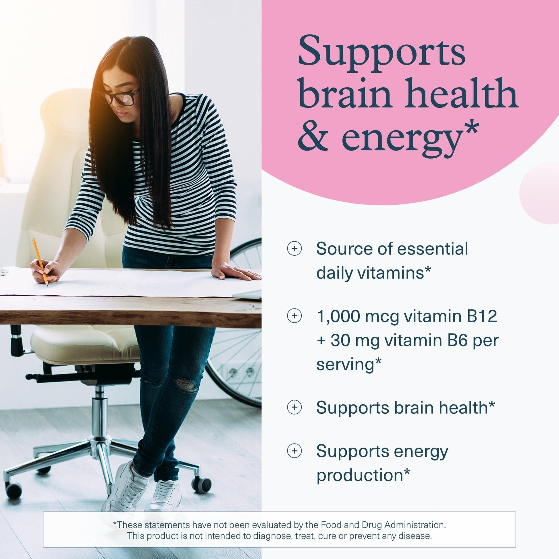 Youtheory B12B6 - Vitamin B12 & B6 - Supports Mood, Nervous System & Metabolism* - Aids Memory & Stress Management* - PrimeBioHealth - canada supplements