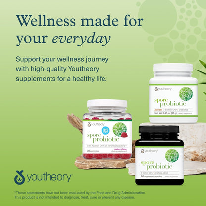 Youtheory Spore Probiotic Zero Sugar Gummy 90ct - PrimeBioHealth - canada supplements