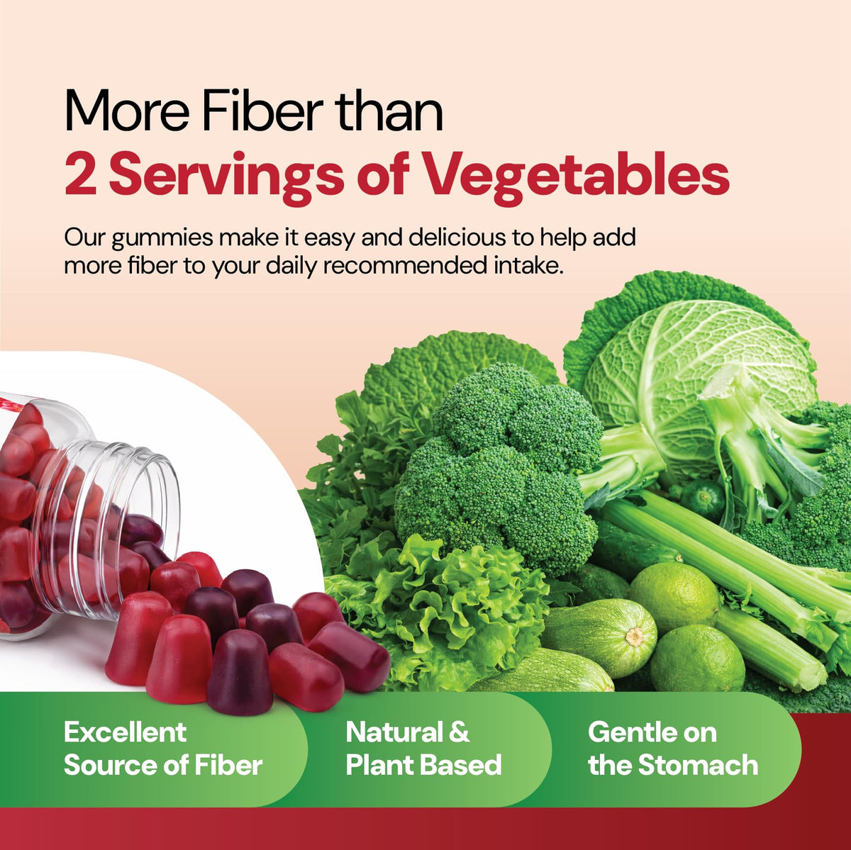 YUM-V'S - Prebiotic Fiber Gummies for Adults & Kids - 5g Digestive Aid Gummy Fiber Supplement - Keto Friendly Prebiotic Daily Fiber - PrimeBioHealth - canada supplements