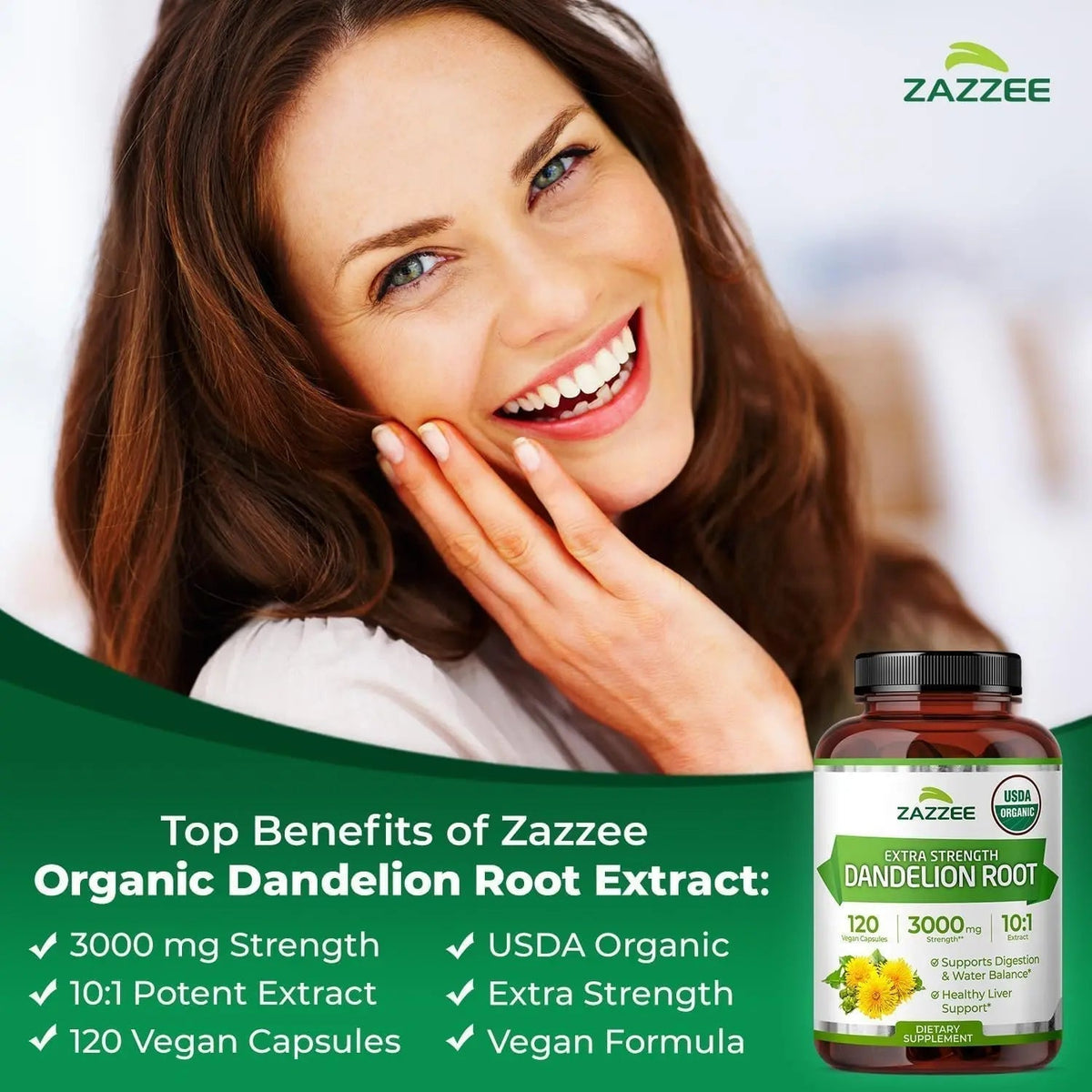 Zazzee Urinary Tract Cleanse & Detox Bundle | USDA Organic Dandelion Root Extract Capsules Plus D-Mannose 1000mg Capsules for UT & Bladder Cleansing - PrimeBioHealth - canada supplements