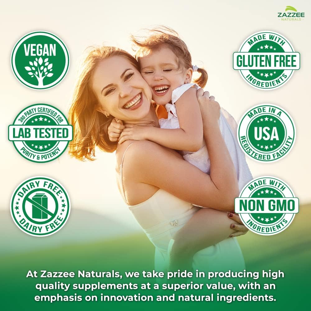 Zazzee USDA Organic Vitex 4:1 Extract, 120 Vegan Capsules, 4 Month Supply, Chaste Berry, Hormonal Balance & Cycle Support for Women, Certified Kosher, Vitex Agnus-Castus, Non-GMO, Made in the USA - PrimeBioHealth - canada supplements