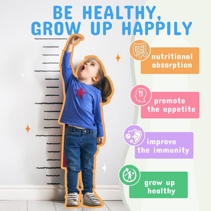 ZEBORA Kids Probiotic & Prebiotics Powder Age 3+ Support Children's Digestive & Immune System with Natural Source, Promotes Constipation Relief, Non-GMO - PrimeBioHealth - canada supplements