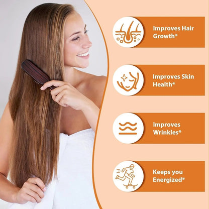 Zeniber MaayRuth Multivitamins Hair Growth| Liquid Multivitamin for Hair Growth | Biotin 10000mcg | Hair & Skin Support Supplement | - PrimeBioHealth - canada supplements