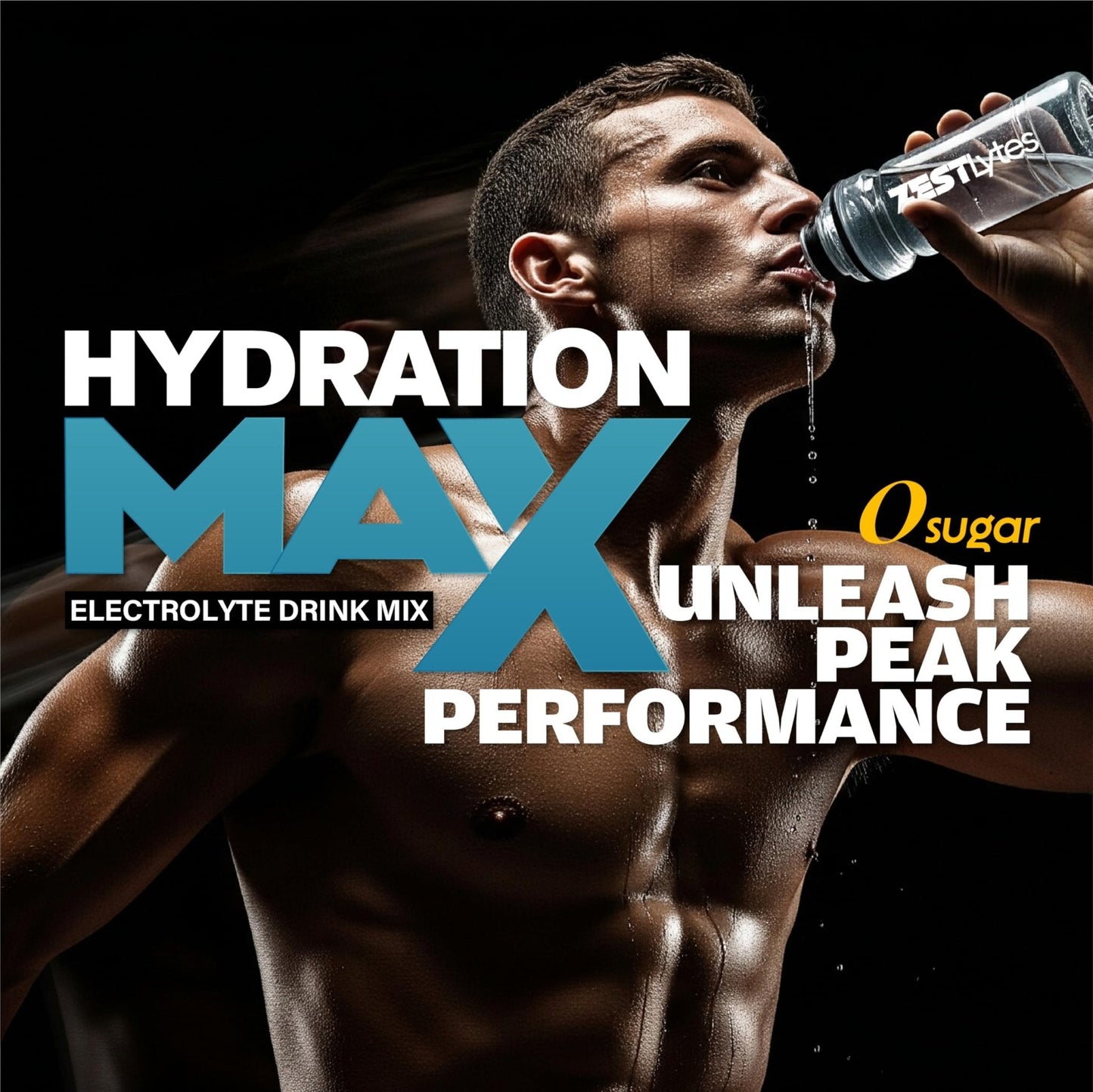 ZestLytes 40 Sticks Sport Hydration Sugar Free Electrolyte Packets, High Sodium Low Calorie Electrolyte Powder Drink Mix, Liquid Daily IV Flavors - PrimeBioHealth - canada supplements