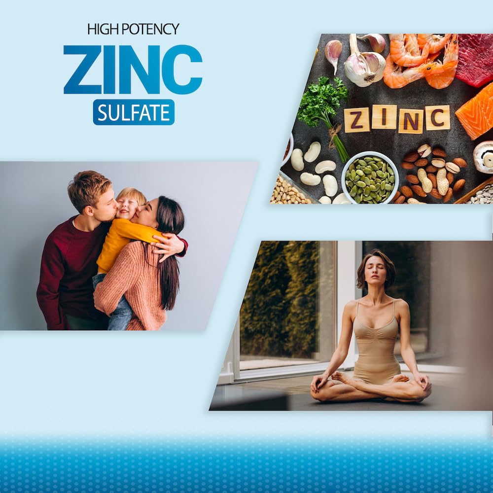Zinc 220mg [High Potency] Supplement – Zinc Sulfate for Immune Support System 100 Tablets - PrimeBioHealth - canada supplements