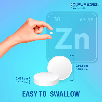 Zinc 220mg [High Potency] Supplement – Zinc Sulfate for Immune Support System 100 Tablets - PrimeBioHealth - canada supplements